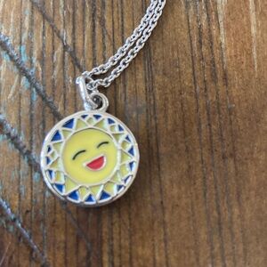 Women’s Sun Smiling Necklace New NWT Chrysalis